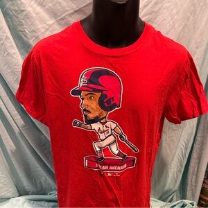 Fanatics Red Baseball Graphic Tee